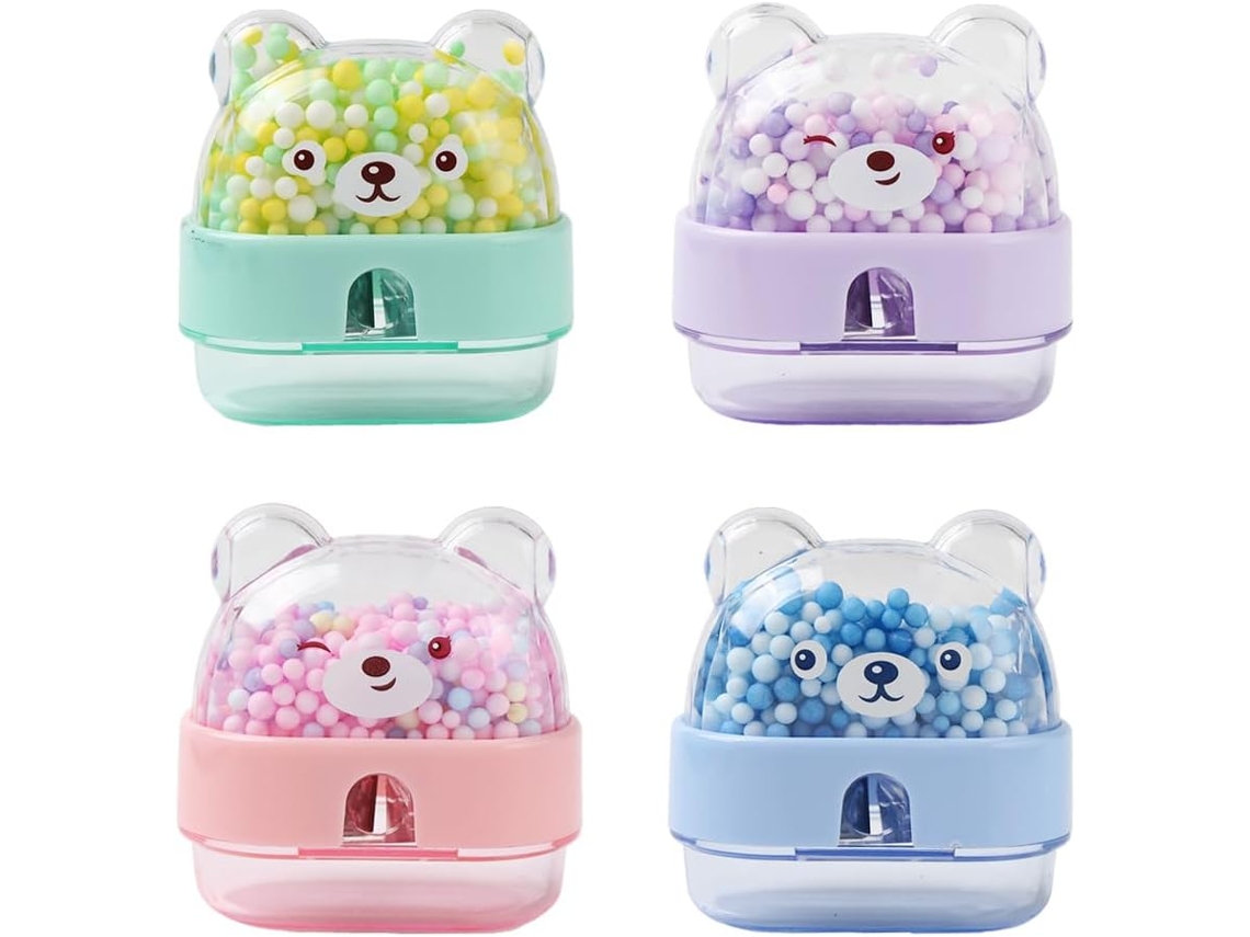 Porta-lápis no formato Urso Fofo, porta-lápis individual.