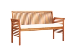 Banco de jardim VIDAXL Marrom Madeira (150 cm)
