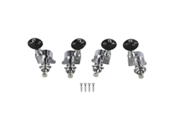 Conjunto de 4 Tarraxas de Afinação Precisa para Ukulele Clássico com Botões Fechados AQUAFORGE (2l2r)