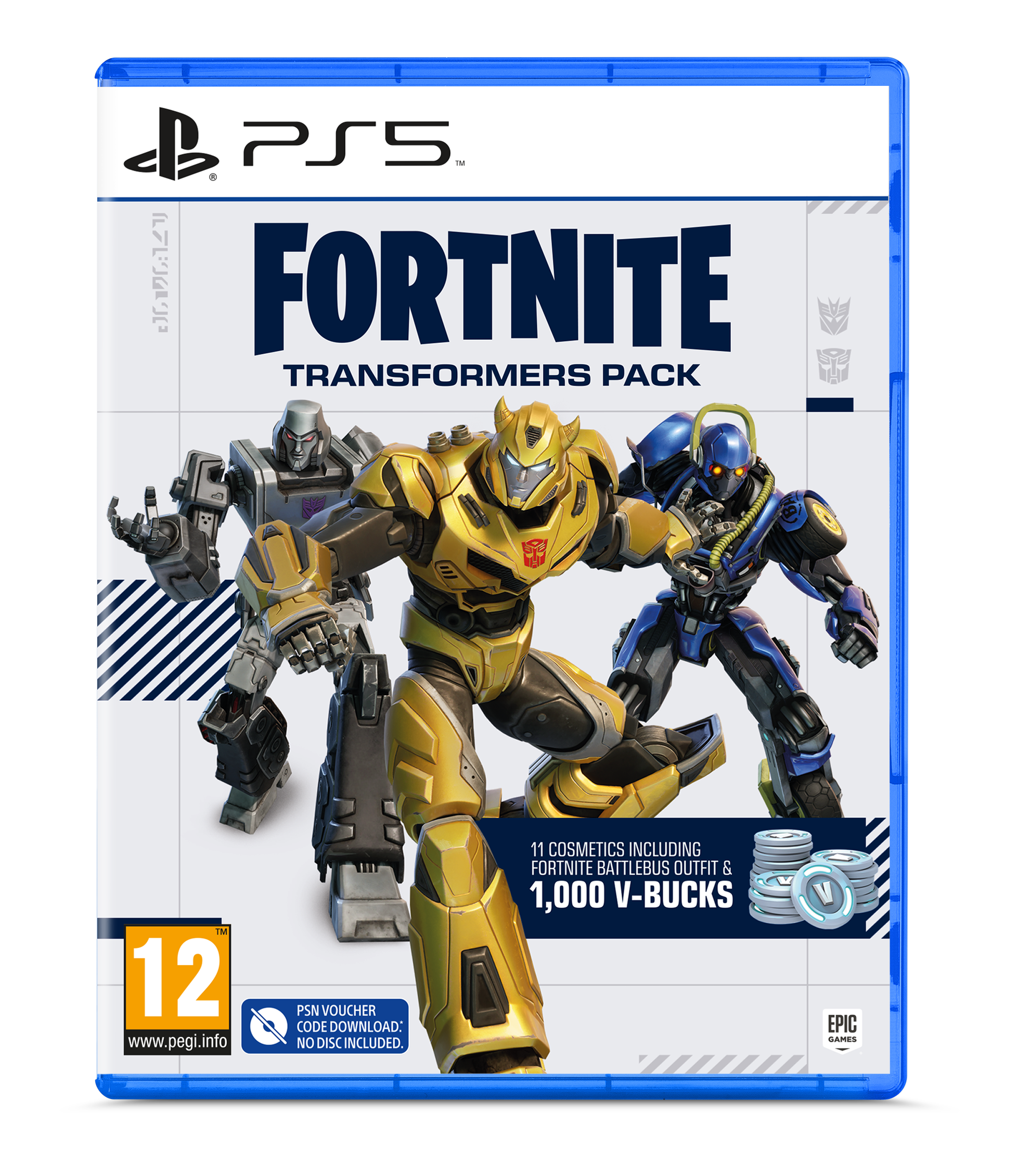 Pré-venda Jogo PS5 Fortnite - Transformers Pack (Código de Descarga na Caixa)