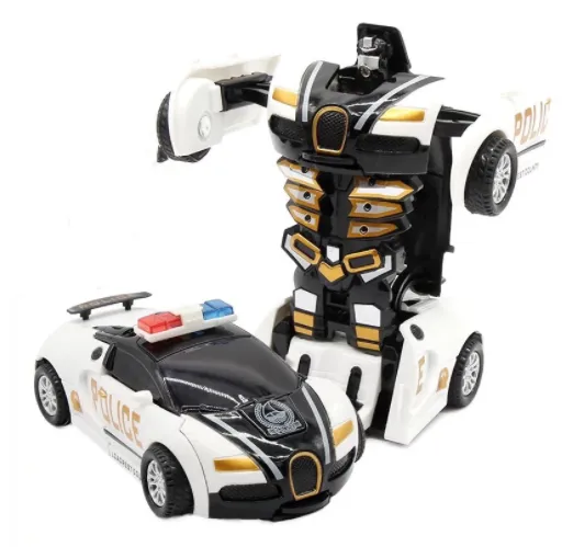 Mini 2 Em 1 Carro De Brinquedo Uma Chave Deformação Carro De Brinquedo Transformação Automática Robô Modelo De Carro Aquaforge