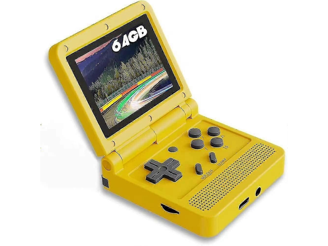 Console De Jogos Portátil Retrô Estilo Console De Videogame Portátil Amarelo Hengjian