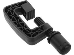 Suporte De Volante De Plástico Preto Para Simuladores De Direção.