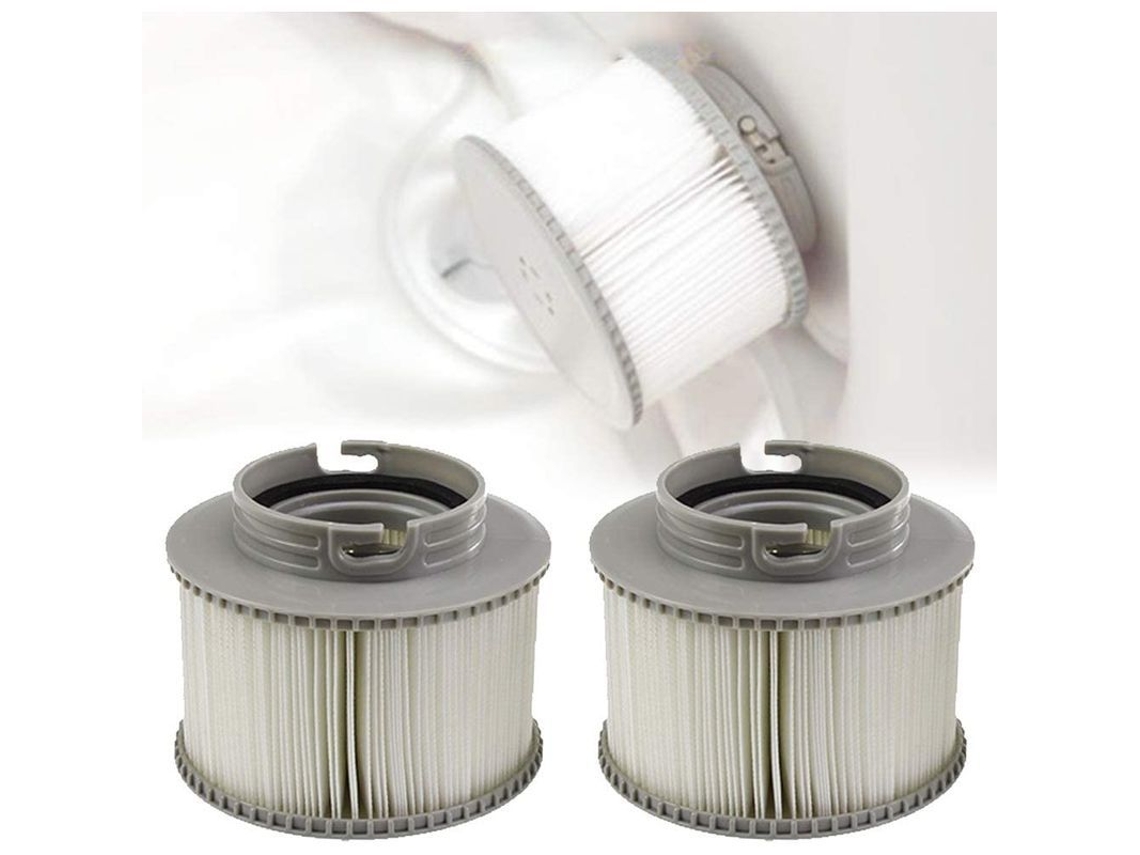 Nova Line 2 Cartuchos de Filtro para Mspa, Piscina e Banheira, Filtro de Substituição (11*8.5cm)