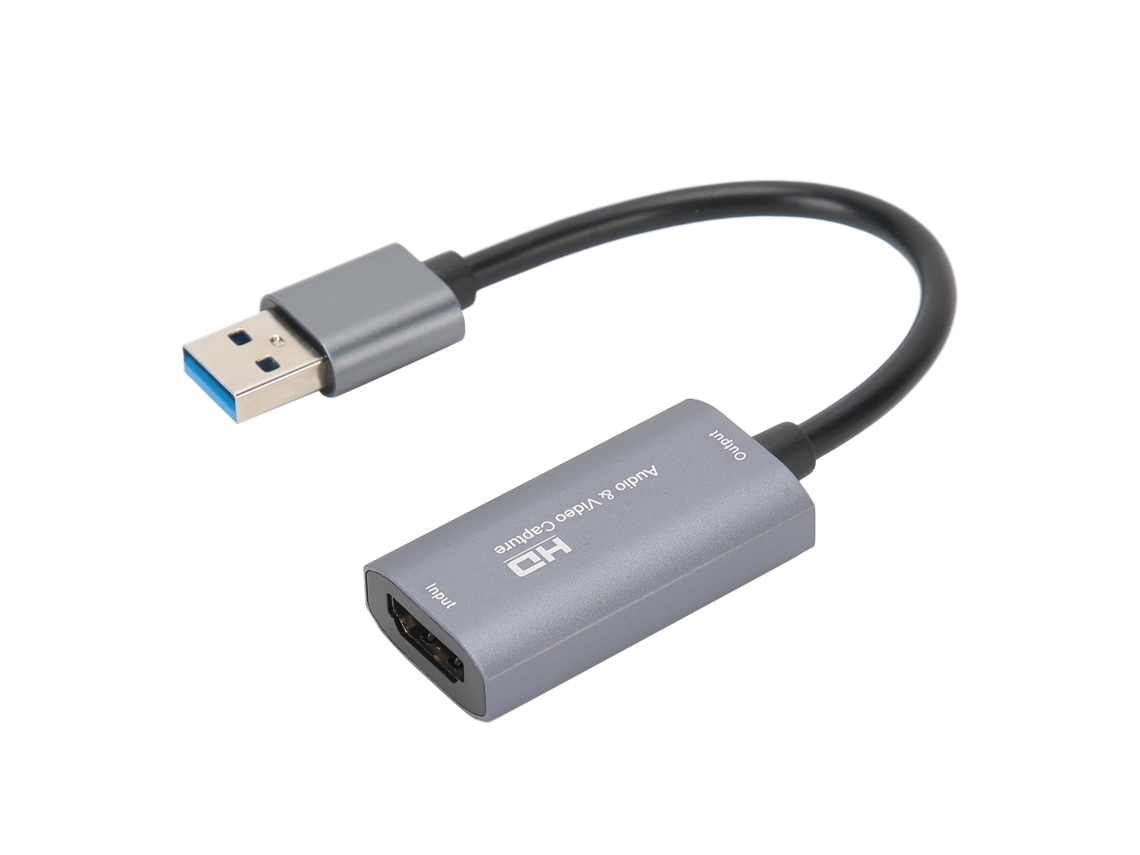 Placa de Captura HDMI para USB 2.0 4K 1080p com Gravação Áudio e Vídeo S/MARCA