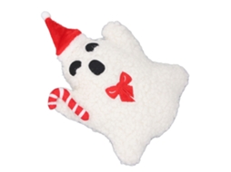 Primerox travesseiro Fantasma Fofo Decorativo Peludo Almofada de Sofá Natal 30cm