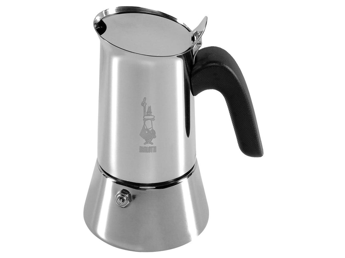 Bialetti Venus Cafeteira Italiana Preto Inox Worten.pt