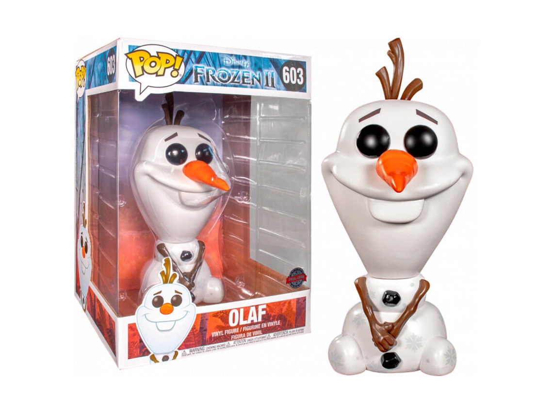 廃盤　限定品　Funko Pop! アナと雪の女王2　オラフ　10インチ603 Figura FROZEN Funko Pop! Disney 2 Olaf 25Cm #603 | Worten.pt