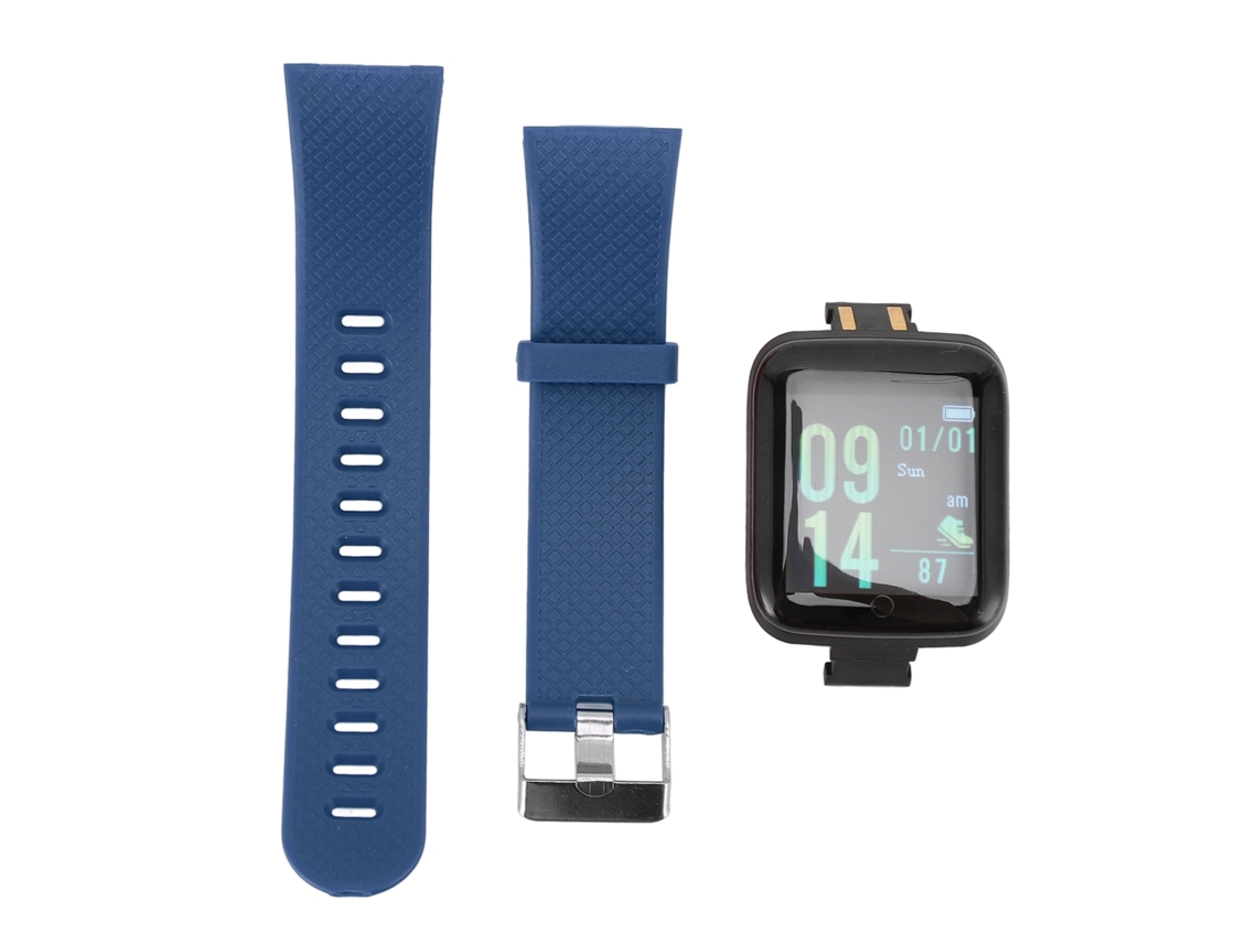 Aetheria relógio Fitness Tracker Monitor de Sono Contador de Calorias Ip65 Resistente À Água Azul