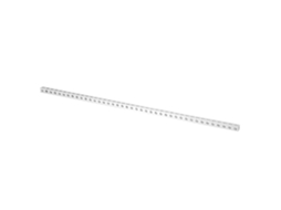 Viga quadrada de alumínio com 41 furos 3106-0041-0328 8x8x328mm para substituição em robôs
