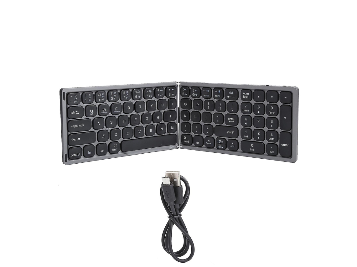 Teclado Bluetooth Dobrável com Área Digital Independente TAISHENGDA