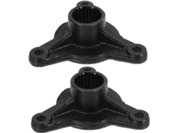 Conjunto de 2 cubos de roda traseira Com Dentes para bicicletas de montanha, compatíveis com karts.