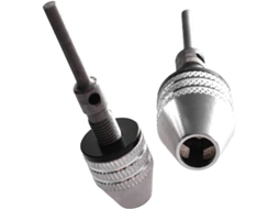 Conjunto De 2 Mandris Garras 0,3 A 3,4 Mm Com Haste Redonda Para Mandril Mini Elétrica