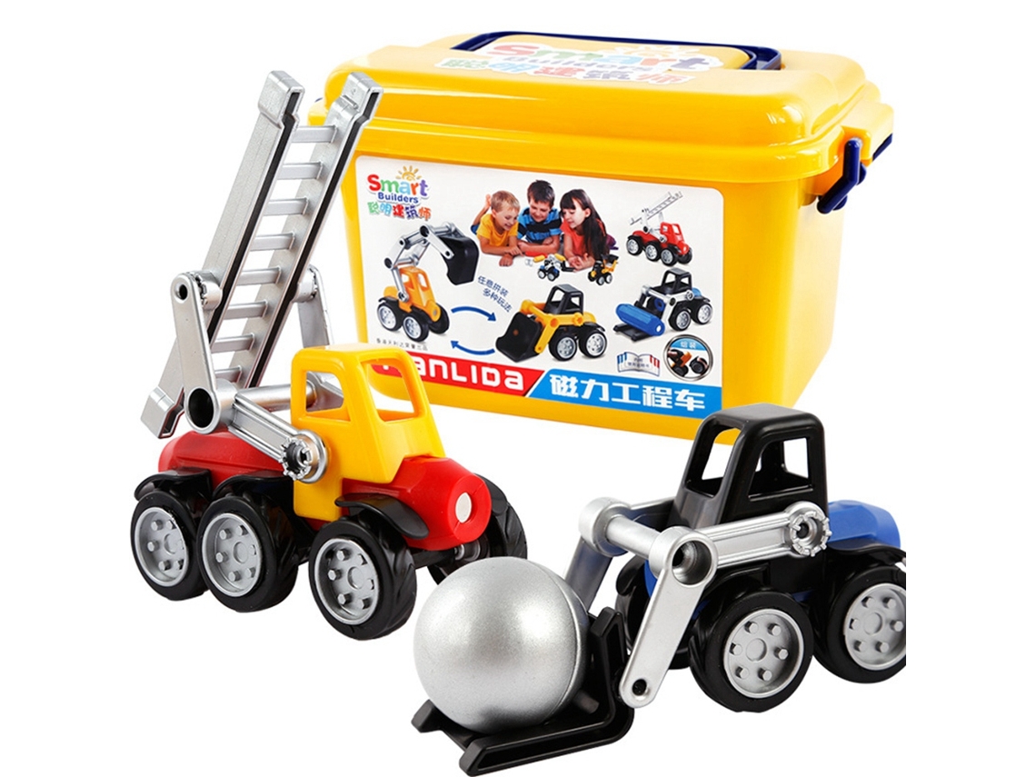 Mali brinquedo de Montagem de Veículo de Resgate para Crianças Brinquedo Educativo Grande Bonito