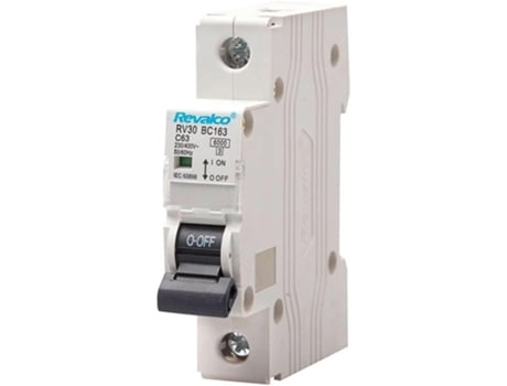 DISJUNTOR MAGNETOTÉRMICO  1P 25A C 6KA RESID/TERCIÁRIO