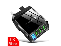 Carregador de Telefone LAXISCREED Qc3.0 Led 4usb