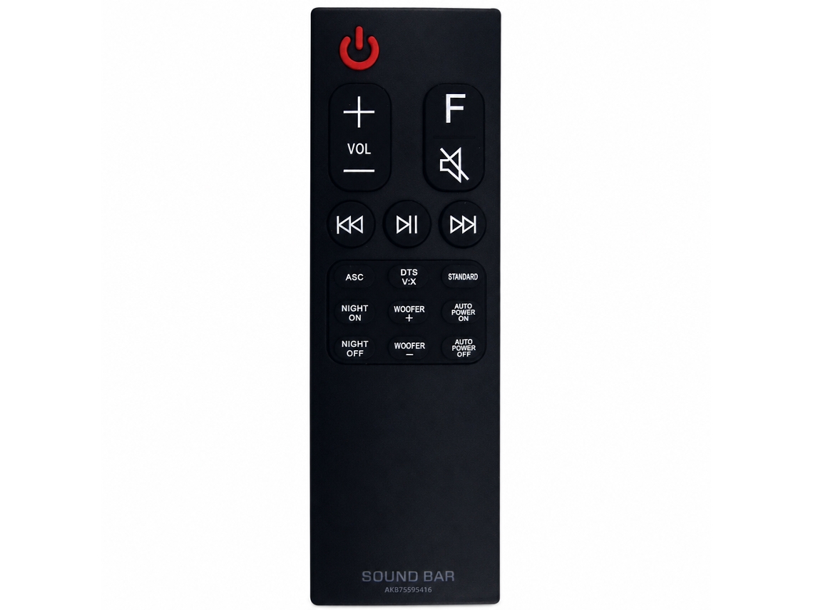Comando À Distância Para Barra De Som Lg, Compatível Com Akb75595416_dae