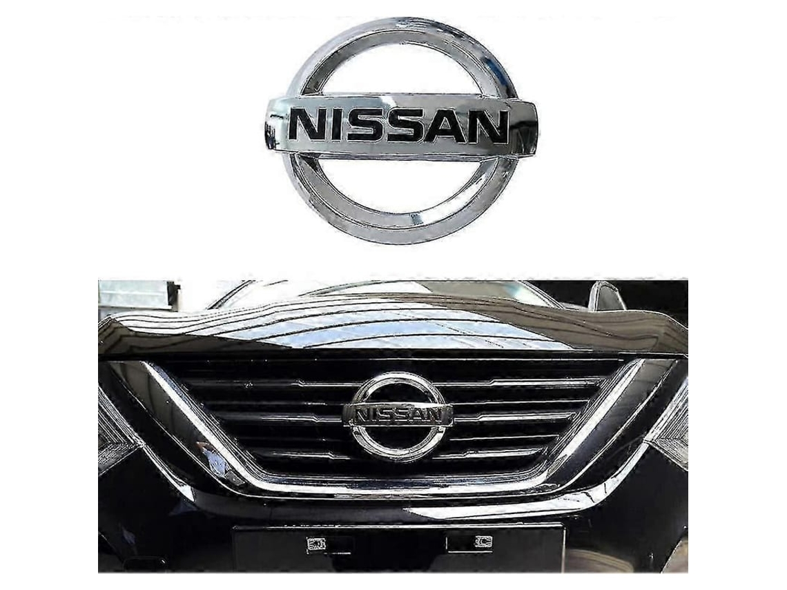 Emblema Grade Dianteira Compatível Com Nissan 2013-2018 Altima Murano Rogue Maxima Abs Cromado