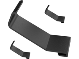 Suporte Para Fones De Ouvido Parede, Abs Preto, Conjunto De 3 Peças, Suporte De Armazenamento Resistente E À Prova