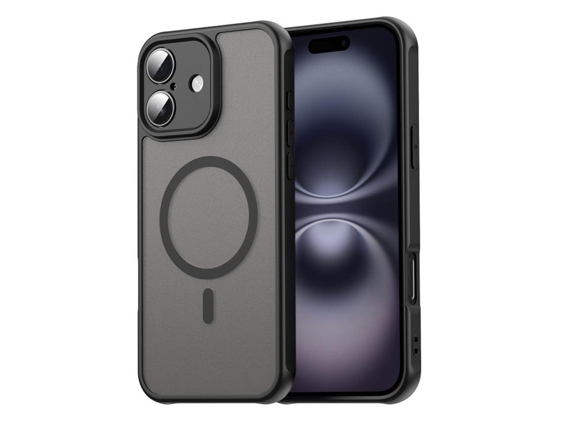Capa Fan Dun Para Iphone 16 Plus - Tpu Híbrido Pc Fosco - Magsafe