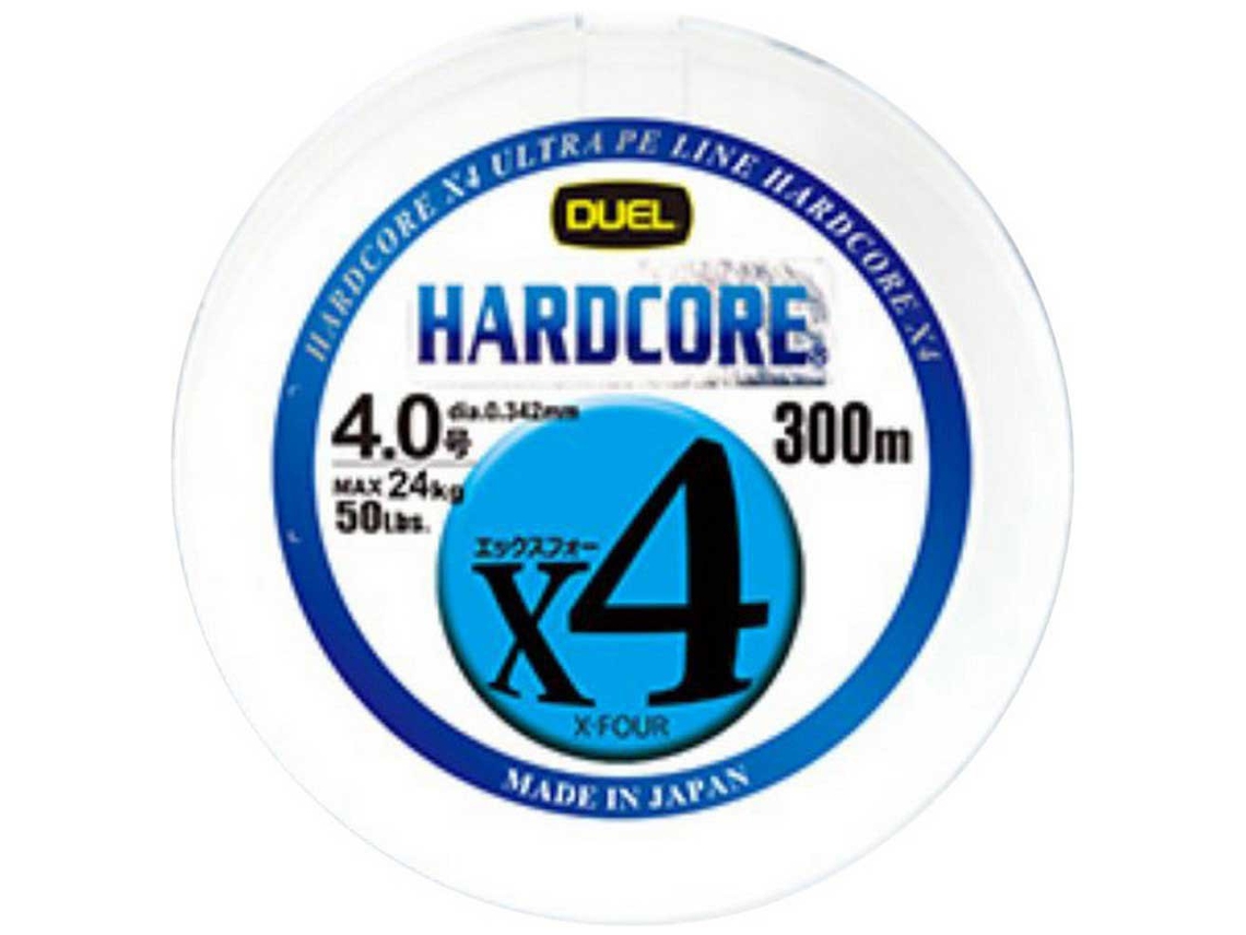 Trançado Hardcore X4 300 M Branco 30 Lbsduel