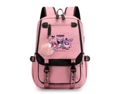 Mochila Escolar, Desenho Animado, Rosa, Aulas, Bolsa Ombro