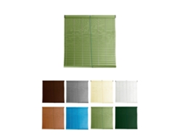 Persiana De Pvc Alicantina Con Polea Metálica | Persiana Enrollable | Estor Enrollable Para Ventanas, Puertas, Salón Y Cocina Verde Oliva 120 X 180 Cm