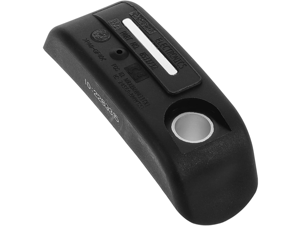 Sensor de pressão de pneus de motocicleta com monitor digital para monitoramento da pressão.