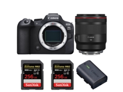 Eos R6 Mark Ii + Rf 50mm F/1.2 L Usm + 2 Sandisk 256gb Uhs ii 300mb/s + 1 Canon Lp e6nh + Ebook “20 Dicas para Fotos Que Impressionam” CANON