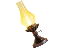 Elegante Candeeiro de Cabeceira Vintage em Vidro para Quarto. SFUSHOS