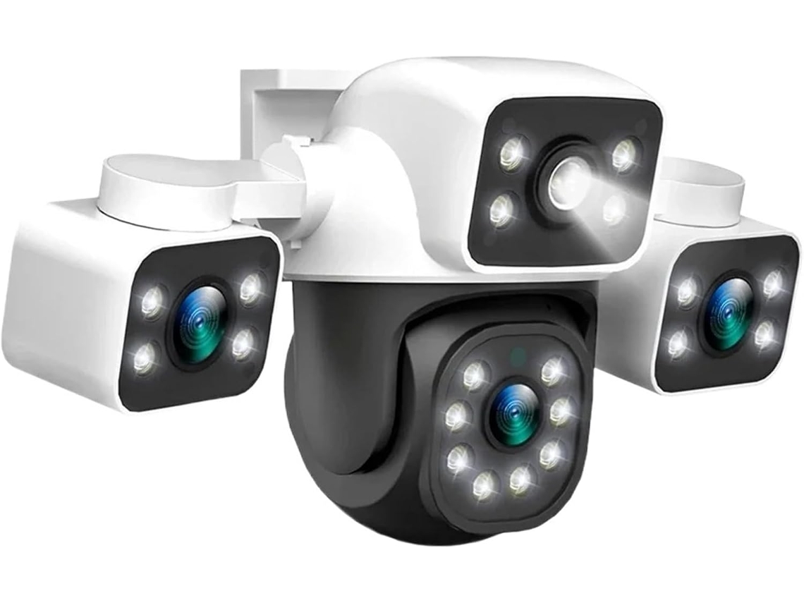 Câmera Ip Wifi de 6mp, 3 Lentes, Telas, Zoom de 10x, Detecção por Ia, Rastreamento. SFUSHOS