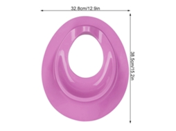 Assento sanitário dobrável portátil Slowmoose com design de desenho animado para crianças (roxo)