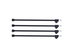 4pcs Manguito De Aire De 14 Polegadas Com Cabeça Dupla, 1/4in Fnpt, Alcance Estendido Para Inflação De Pneus De Caminhão Rv Compressor