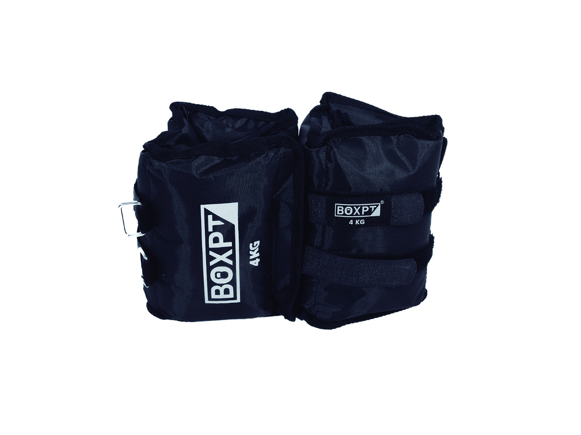 Boxpt | Caneleiras Para Tornozelo Preto - 4 Kg