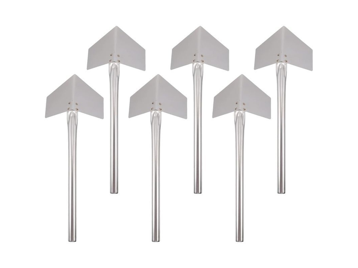 2026 ferramenta de Cantos de Gesso com 6 Peças, Lâmina de Aço Inox, 24.5x9cm