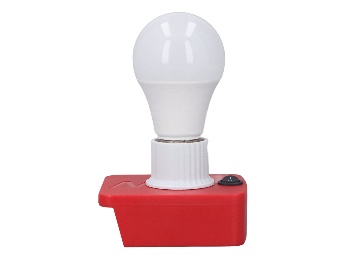 Laxiscreed Lâmpada Portátil E27 Com Bateria De Lítio Para Iluminação Led De Trabalho