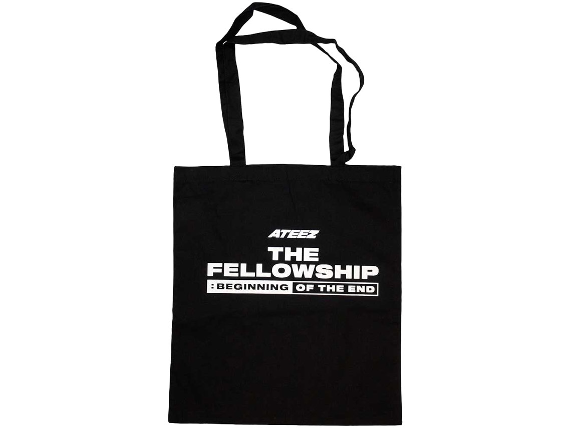 Ateez Fellowship Beginning Of The End Tygväska tamanho único preto AQUAFORGE