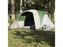 Vidaxl Tenda Familiar Em Cúpula Para 6 Pessoas Impermeável Verde