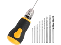 Broca De Aço Carbono / 9 Cm, Furadeira Manual Precisão
