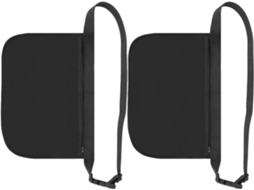 Conjunto De 2 Suportes Ajustáveis Para Bolas De Golfe E Tênis, Com Bolsa De Cinto Preta Leve E Compacta