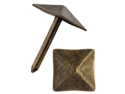 40 Clavos de Latão Antigo 12x12mm para Móveis S/MARCA