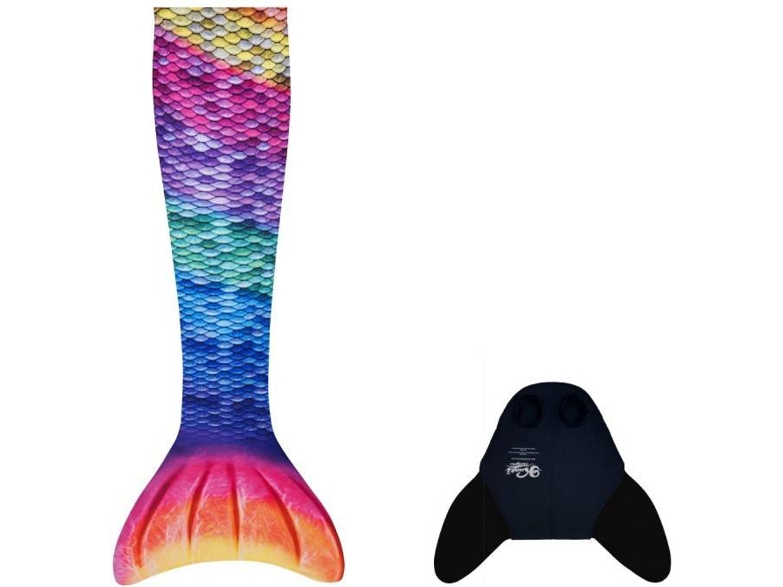 Fato de Menina KUAKI MERMAIDS Rainbow (Poliéster - 2XS)