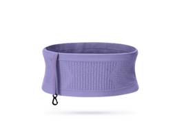 Pochete feminina respirável com cinto oculto para corrida, esportiva, para chaves, para dinheiro (roxo, Slowmoose)