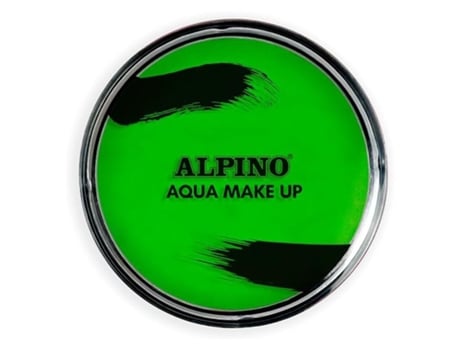 Maquillaje Alpino Verde Polvera Con Base Al Agua De Color Verde Masatsp24