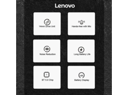 Auriculares Lenovo Lp7 Tws Bluetooth 5.0 Ipx5 Con Micrófono Dual