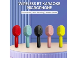 Microfone De Karaokê Bluetooth Sem Fio Hifi Recarregável De 1800 Mah, Microfone Portátil De Karaokê Para Cantar Em Festas Em Casa. Olysi Shop