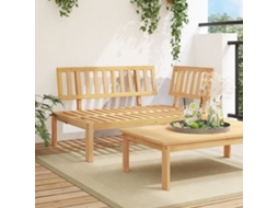 Sofã¡ De Canto Em Paletes Para Jardim Madeira De Acã¡cia Maciã§a Dkd Home Decor