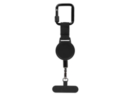 Suporte Retrátil Para Celular Antifurto Otimizado Com Cordão Para Chaveiro - Alça Extensível E Porta-chaves Para Fácil Acesso.