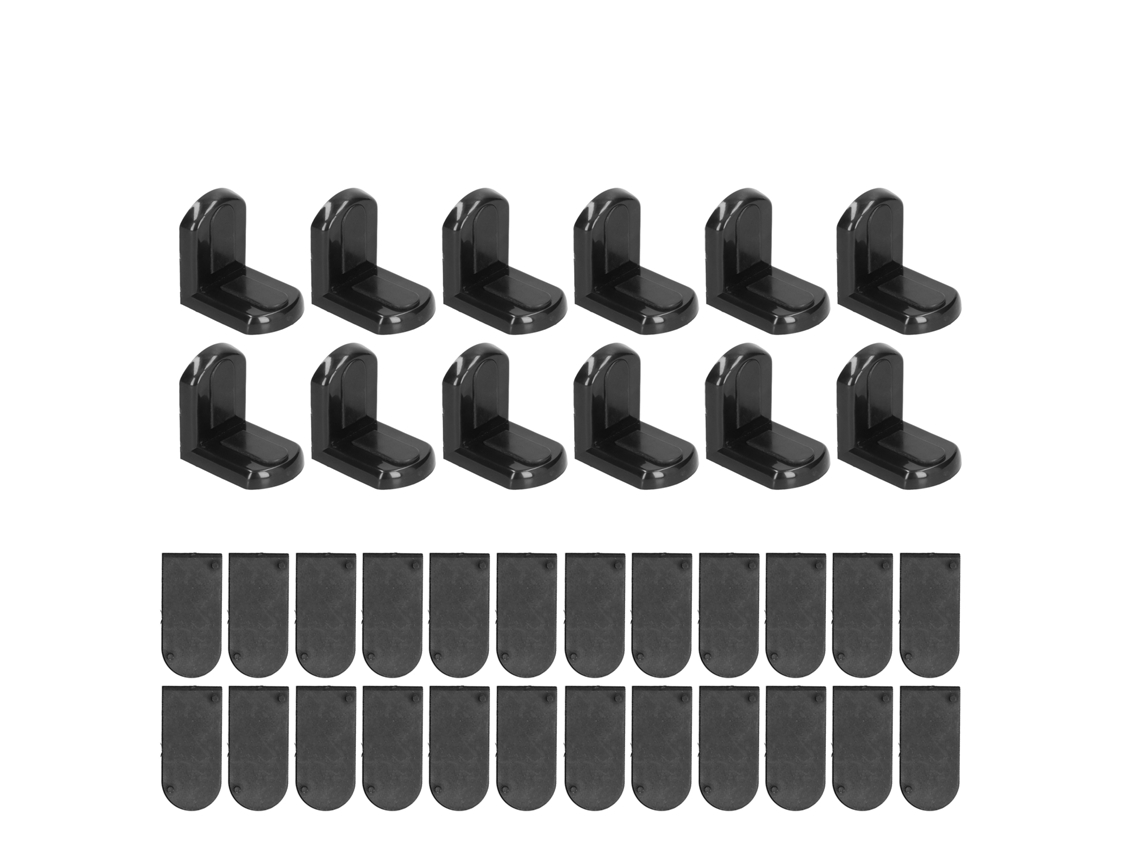 Suporte Angular L Para Prateleiras Móveis Em Armários