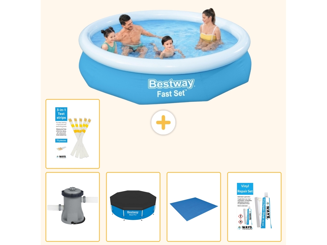 Bestway Piscina Bestway Fast Set Redonda - 305x66 Cm - 6-peças S22636